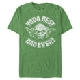 thumbnail image 1 of Men's Star Wars Father's Day Yoda Best Dad Ever  Graphic Tee Kelly Heather 3X Large, 1 of 4