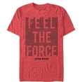 thumbnail image 1 of Men's Star Wars Feel Force  Graphic Tee Red Heather Medium, 1 of 4