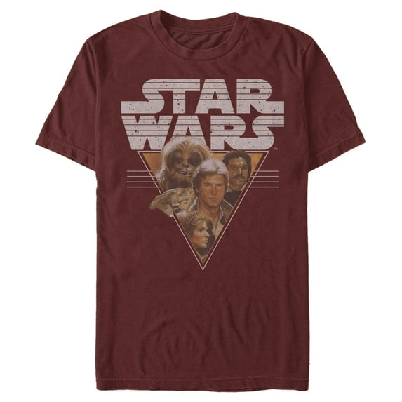 Men's Star Wars Frenemy Triangle Graphic Tee Cardinal Small