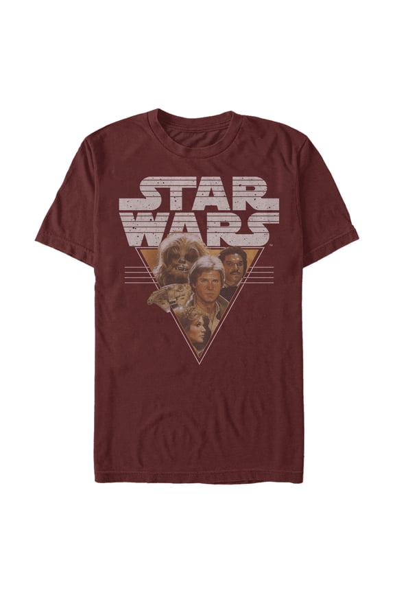 Men's Star Wars Frenemy Triangle Graphic Tee Cardinal Small