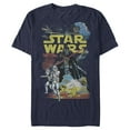 thumbnail image 1 of Star Wars Men's Galactic Battle Graphic Tee, Retro Design,, 1 of 4