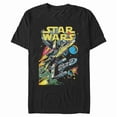 thumbnail image 1 of Men's Star Wars Galactic Comic Scene Graphic Tee Black Large, 1 of 9
