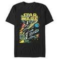 thumbnail image 1 of Men's Star Wars Galactic Comic Scene Graphic Tee Black Medium, 1 of 9