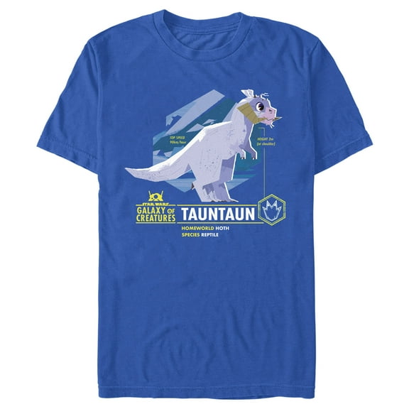 Men's Star Wars: Galaxy of Creatures The Tauntaun Graphic Tee Royal Blue Large