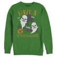 thumbnail image 1 of Men's Star Wars Ghoulactic Halloween Stormtrooper Sweatshirt Kelly Green Large, 1 of 4