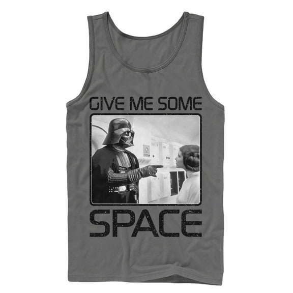 Men's Star Wars Give Me Some Space  Tank Top Charcoal X Large