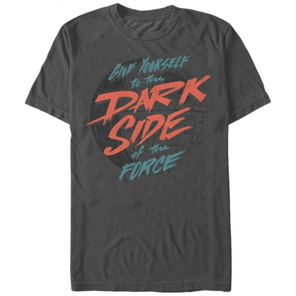 Men's Star Wars Give Yourself Dark Side Graphic Tee Charcoal Large