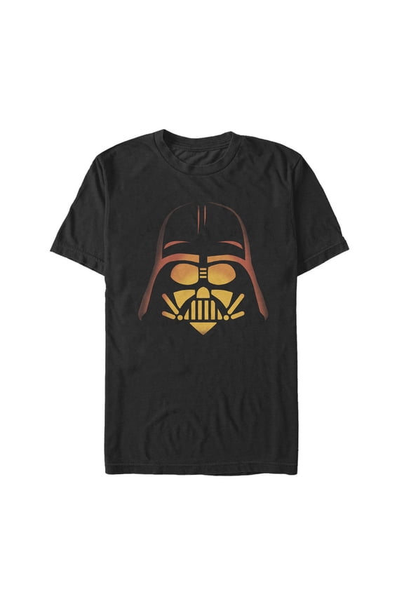 Men's Star Wars Halloween Darth Vader Pumpkin Graphic Tee Black 2X Large