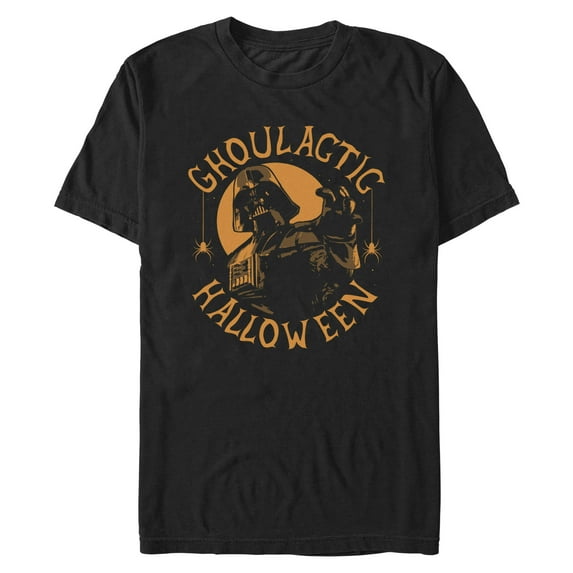 Men's Star Wars Halloween Ghoulactic Darth Vader Graphic Tee Black 3X Large