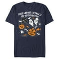 thumbnail image 1 of Men's Star Wars Halloween Not the Treats  Graphic Tee Navy Blue 3X Large, 1 of 5