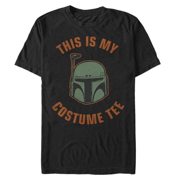 Men's Star Wars Halloween This is My Boba Costume Graphic Tee Black Medium