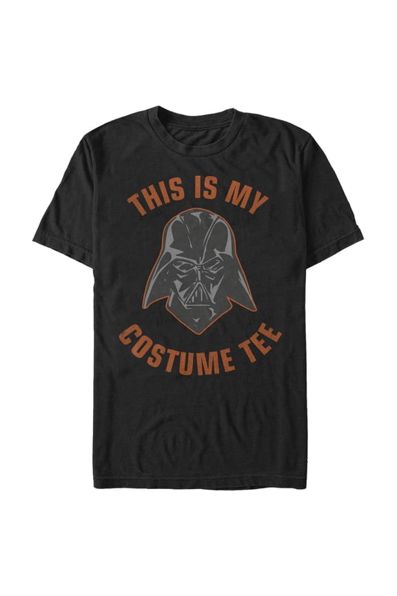 Men's Star Wars Halloween This is My Darth Vader Costume Graphic Tee Black Large
