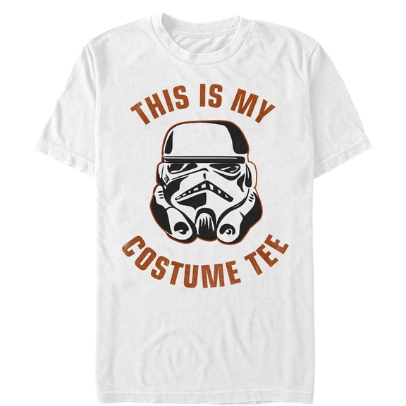 Men's Star Wars Halloween This is My Stormtrooper Costume Graphic Tee White X Large