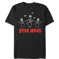 thumbnail image 1 of Men's Star Wars Halloween Vader Skeletons Graphic Tee Black 3X Large, 1 of 5