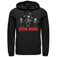 thumbnail image 1 of Men's Star Wars Halloween Vader Skeletons  Pull Over Hoodie Black 3X Large, 1 of 3