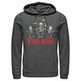 thumbnail image 1 of Men's Star Wars Halloween Vader Skeletons  Pull Over Hoodie Charcoal Heather 3X Large, 1 of 4