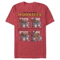 thumbnail image 1 of Men's Star Wars How You Play with Wookiees  Graphic Tee Red Heather Large, 1 of 4