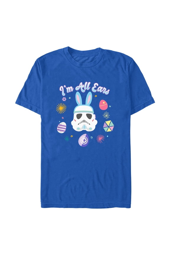Men's Star Wars I'm All Ears Graphic Tee Royal Blue Large