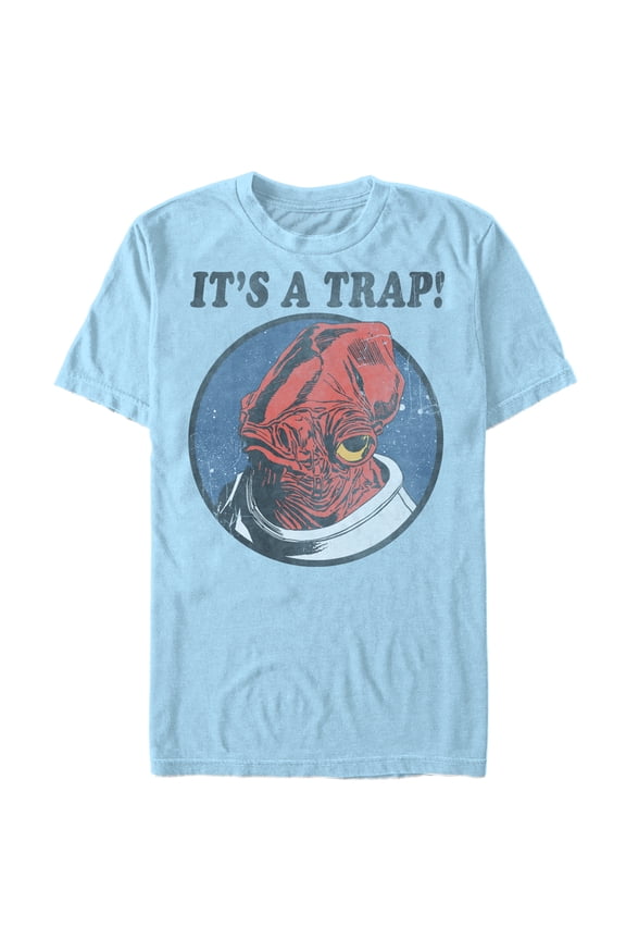 Men's Star Wars It's a Trap Admiral Ackbar Graphic T-Shirt