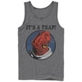 thumbnail image 1 of Men's Star Wars It's a Trap Admiral Ackbar  Tank Top Charcoal 2X Large, 1 of 3