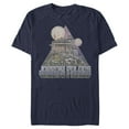 thumbnail image 1 of Men's Star Wars Jabba's Palace Weathered Collage Graphic Tee Navy Blue 3X Large, 1 of 4