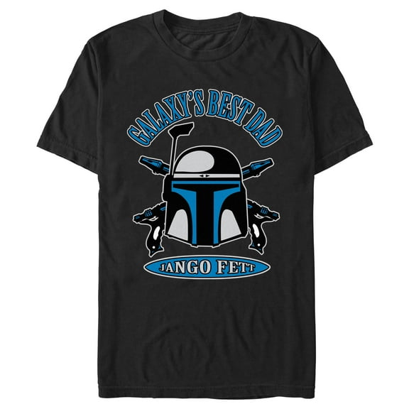 Men's Star Wars Jango Fett Galaxy’s Best Dad  Graphic T-Shirt