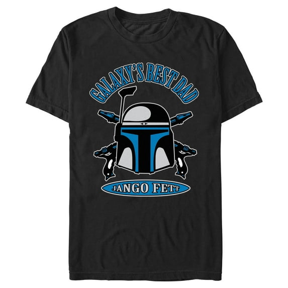 Men's Star Wars Jango Fett Galaxy’s Best Dad Graphic T-Shirt