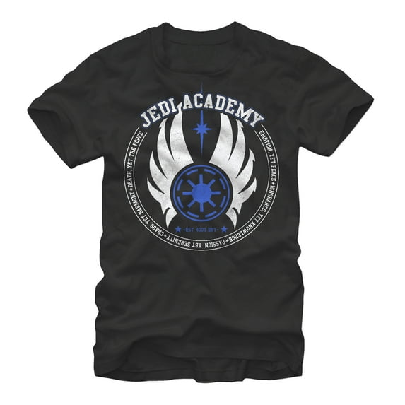 Men's Star Wars Jedi Academy Code Graphic Tee Black Small