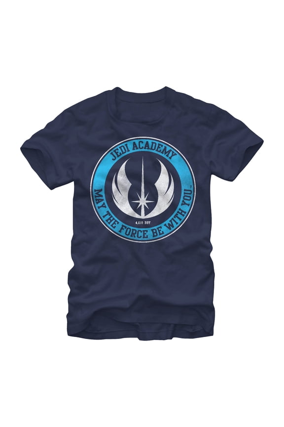 Men's Star Wars Jedi Academy Graphic Tee Navy Blue Small