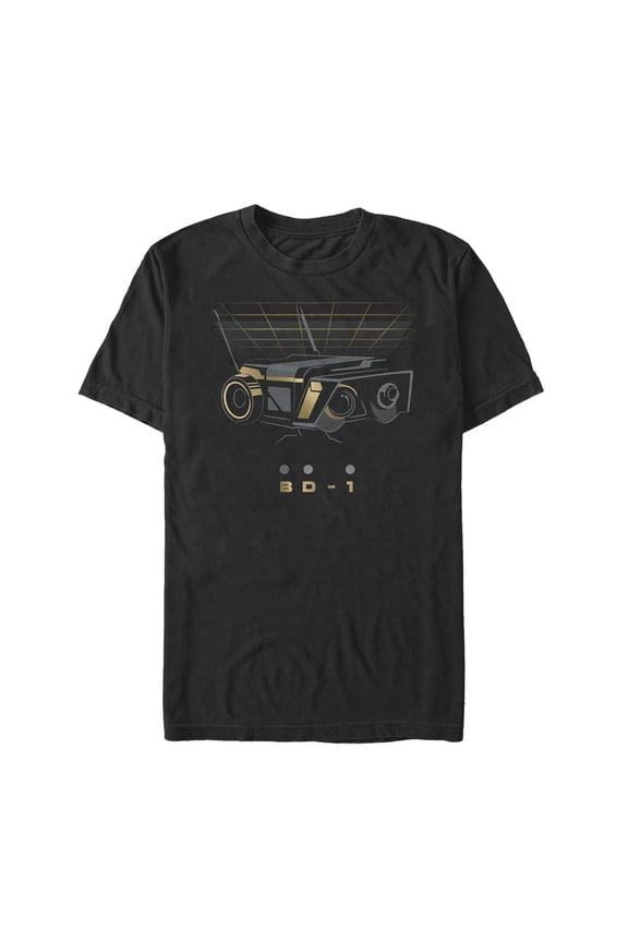 Men's Star Wars Jedi: Fallen Order BD-1 Droid  Graphic Tee Black Small