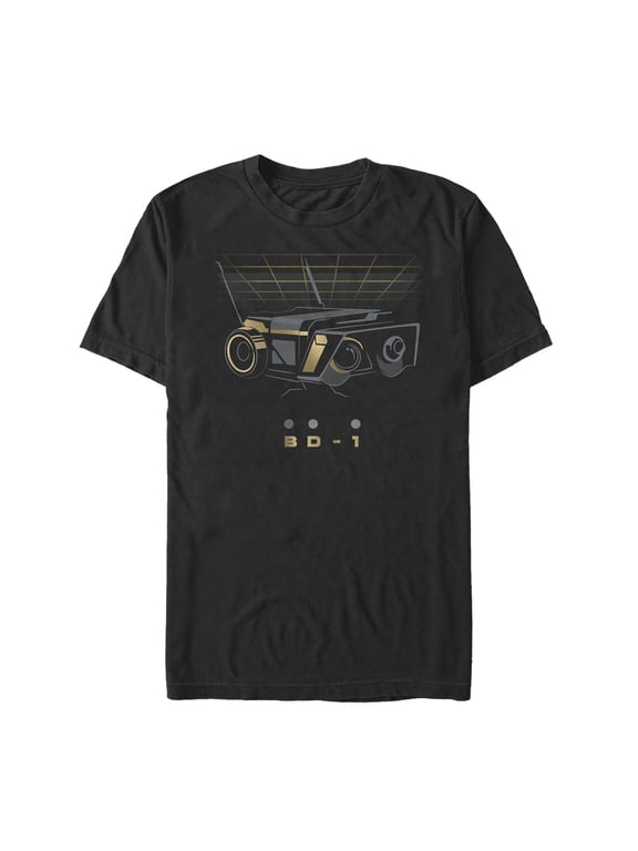 Men's Star Wars Jedi: Fallen Order BD-1 Droid Graphic Tee Black Small