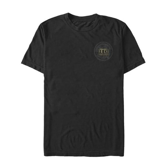 Men's Star Wars Jedi: Fallen Order Celestial Map Emblem  Graphic Tee Black Large