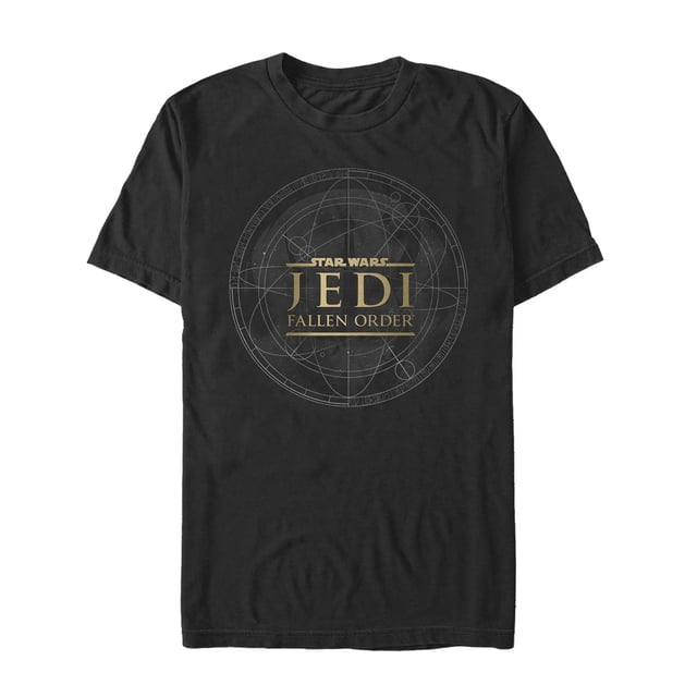 Men's Star Wars Jedi: Fallen Order Celestial Map Graphic Tee Black ...