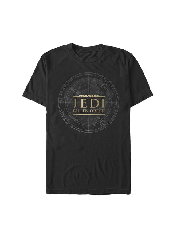 Men's Star Wars Jedi: Fallen Order Celestial Map Graphic Tee Black Small