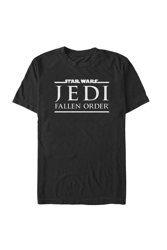 Men's Star Wars Jedi: Fallen Order Classic Logo Graphic Tee Black Small