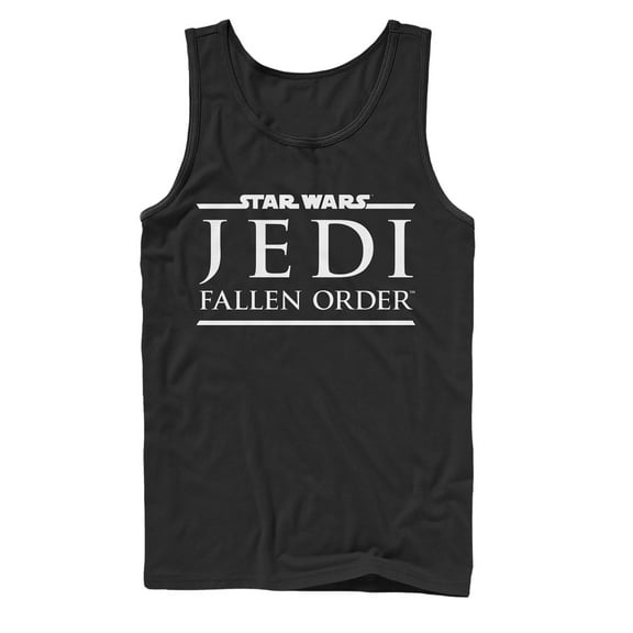 Men's Star Wars Jedi: Fallen Order Classic Logo  Tank Top Black Small