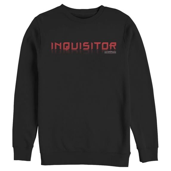 Men's Star Wars Jedi: Fallen Order Inquisitor Label Sweatshirt Black Small