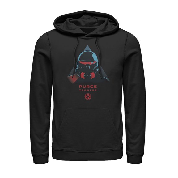 Men's Star Wars Jedi: Fallen Order Purge Trooper Portrait Pull Over Hoodie Black Medium