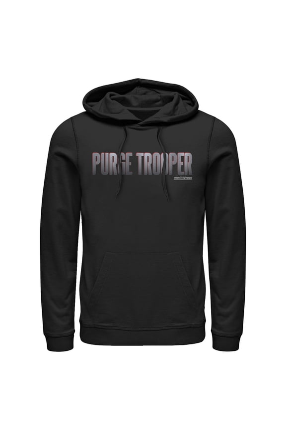 Men's Star Wars Jedi: Fallen Order Purge Trooper Pull Over Hoodie Black Small