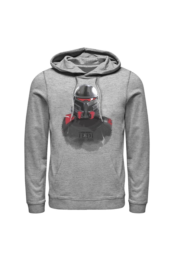 Men's Star Wars Jedi: Fallen Order Purge Trooper Watercolor Pull Over Hoodie Athletic Heather 3X Large