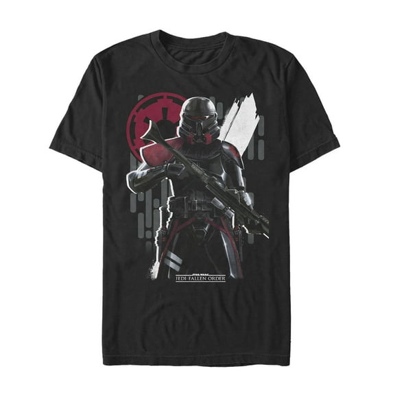 Men's Star Wars Jedi: Fallen Order Second Sister Inquisitor Graphic Tee Black 3X Large