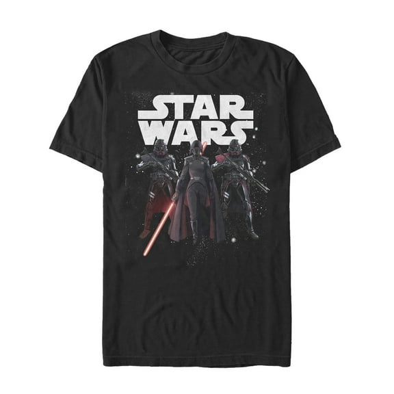 Men's Star Wars Jedi: Fallen Order Starry Inquisitor  Graphic Tee Black Large