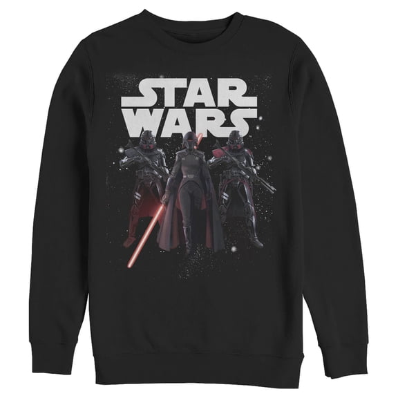 Men's Star Wars Jedi: Fallen Order Starry Inquisitor Sweatshirt Black Large