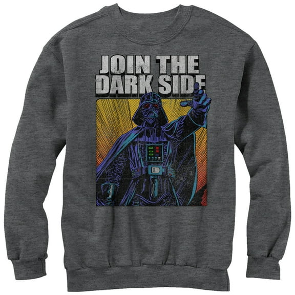 Men's Star Wars Join Vader  Sweatshirt Charcoal Heather Medium