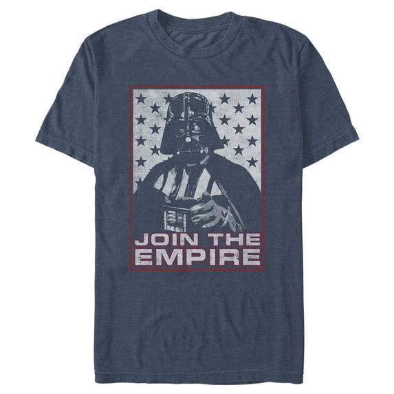 Men's Star Wars Join the Empire Graphic Tee Navy Blue Heather 3X Large