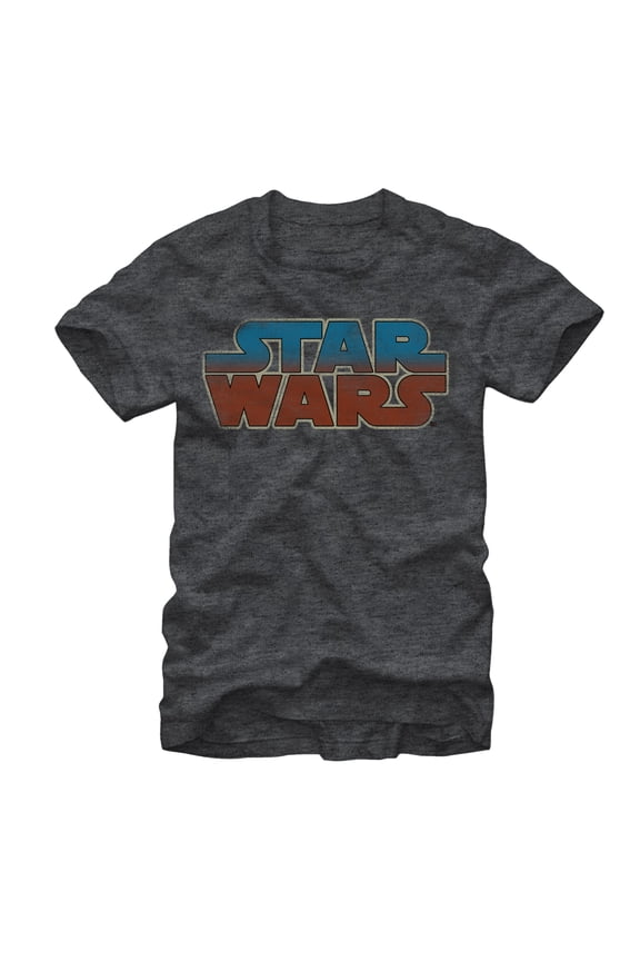 Men's Star Wars Logo Graphic Tee Charcoal Heather 3X Large