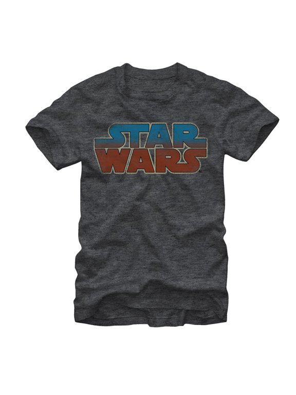 Men's Star Wars Logo Graphic Tee Charcoal Heather Medium