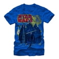 thumbnail image 1 of Men's Star Wars Luke Vader and Emperor  Graphic Tee Royal Heather Large, 1 of 4