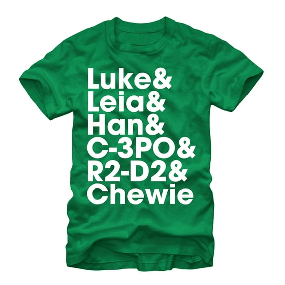 Men's Star Wars Luke and Leia Graphic Tee Kelly X Large