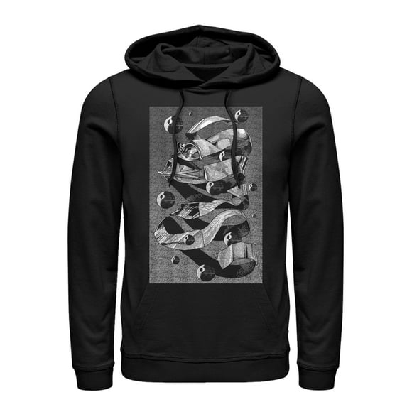 Men's Star Wars MC Darth Vader Pull Over Hoodie Black Large